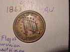 1863 Civil War Token Au Flag Of Our Union Shoot Him On The Spot Dix 13 Stars Pq