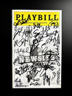 Disney Newsies Entire Cast Signed Broadway Playbill  Rare  Mint   Kara Lindsay  