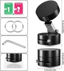 360 Vacuum Strong Magnetic Phone Holder Suction Cup Car Stand Foldable Car Mount