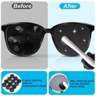 12pcs Eyeglass Cleaner Replacement Pads Peeps Carbonklean Lens Cleaning Tool New