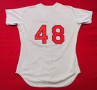 St  Louis Cardinals  48 Game Worn Rawlings 1994 Road Jersey Size 46