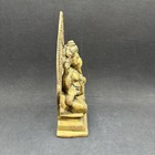 Vintage Solid Brass Lord Ganesha Elephant God Idol 7 3 8  Hindu Buddhist Statue