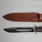 1940 Rare 6  Original Us Ww2 Military Case Utility Knife Dagger W Leather Sheath
