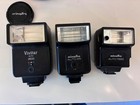 Minolta Xg-7 35mm Camera W  3 Flash Units - Untested - Vintage Lot