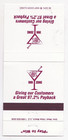 Inn Zone Gaming Lounge Restaurant Matchbook Cover Las Vegas Icsmc5