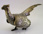 7 5inch Sterling Silver Table Pheasant Bird Figure 1920 Hunting Shooting Animal