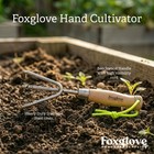 Foxglove Premium Stainless Steel Hand Cultivator - Heavy Duty Garden Tool Wit   