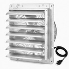 30 In Shutter Exhaust Fan Wall Mounted 7000 Cfm Shop Vent Louver Fan Garage