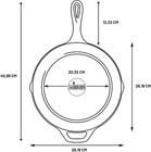 Lodge L8sk3 10 25 Inch Cast Iron Skillet - Black
