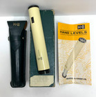 Vtg Keuffel   Esser 6  Surveyors Hand Level 80-0101 Leather Case   Original Box
