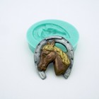 Silicone Mold Horse Head Flexible For Crafts  Jewelry  Resin  Polymer Clay 