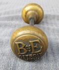 Antique Detroit Michigan  bofe Detroit Mich   Brass Doorknobs Board Of Education