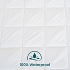 100  Waterproof Mattress Protector Quilted Mattress Pad Cover Breathable Fitted