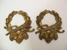 Pair Of French Gold Gilt Ormolu Bronze Furniture Ornament Mounts
