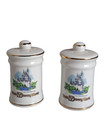 Vtg  Walt Disney World Decorative Porcelain Salt   Pepper Shaker Set- Japan