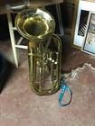 Used Baritone Horn  Mouthpiece Included  Has Good Melodic Tone  And Lyre Holder