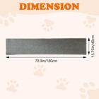 70 9 x15 7  Xl Thick Cat Wall Climbing Carpet W  10 Nails Scratcher Gray