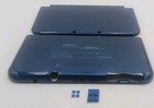 New Nintendo 3ds Xl Ll Blue Replacement Shells Front rear   Rubbers   Screws