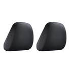 2 Pcs Seat Headrest Covers     Comfortable   Breathable All-round Scratch 