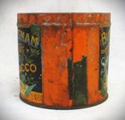 Vintage  Buckingham Bright Cut Plug Smoking Tobacco  Tin Can