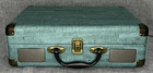 Teal Record Player 3-speed Bluetooth Portable Suitcase Belt-driven Turntable