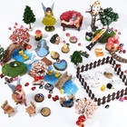 109 Pcs Fairy Garden Accessories Fairy Garden Kit Miniature Fairy Figurines A   
