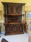 Amazing Antique Walnut Large French 19th Century Buffet