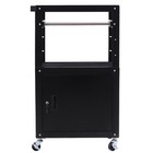 Av Cart Media Cart With Power Cord Management Pullout Tray Height Adjustable