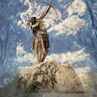 Vintage 2002 Liquid Blue Native American Tie-dye T-shirt Large Xl Y2k