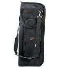 Portable Black Percussion Parts Drum Sticks Bag Soft Case With Shoulder Strap