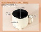  Electric Wax Melting Pot  60oz 1 8l Wax Melter For Candle Making With 