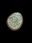 Dutch India - Pulicat Copper Cash Coin Struck 1646 Km -35 Rare 