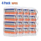 16pc Gilette Style Fusion Proglide Razor Blades Stainless Steel Replacment
