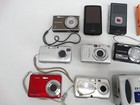 Lot Of  12  Digital Cameras Sony Canon Nikon Untested As Is For Parts Repair