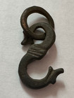 Wearable Ancient Viking Bronze Dragon Pendant     9th Century Ad Amulet