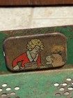 Vintage 1930 s Little Orphan Annie Green Metal Child s Toy Stove Collectible