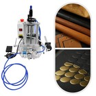 Hot Foil Stamping Machine 500w Air Pneumatic Logo Leather Pvc Press 80 100mm