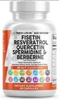 Clean Nutraceuticals Fisetin   Resveratrol Quercetin 60 Caps Exp 10 2025