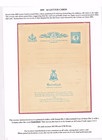 1895 2d Letter Card Proof With Continuous Perforations