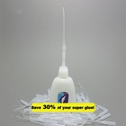 100pcs Instant Super Glue Dropping Tube Nozzle Adhesive Cap Catheter Tool Diy