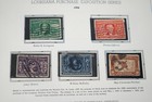 Us 1900s-1960s Collection Of 465 Commemorative Stamps Mint   Used In Album