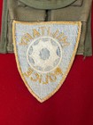 Vintage Wwii Era  military Polce  Sew-on Shoulder Patch  Nice Cond  Un-sewn