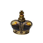 Vintage Perfume Bottle Prince Matchabelli Crown Jewel Lucite Case 1940s 50  Full