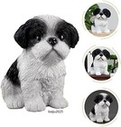 Cute Shih Tzu Puppy Dog Resin Figurine Adornment Adorable Dog Decor