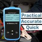     topdon Ab101 12 Volt Battery Tester Load Analyzer 12v Cranking Charging Tester