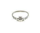 Claddagh 925 Sterling Silver Ring Love Loyalty Friendship Promise Sizes 4 - 10