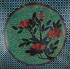 Unique   Rare Early 12  Edo-period Japanese Square Cloisonne Plate  Circa 1860s
