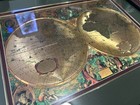 Gold Foil Framed World Map Nova Totivs Terrarvm Orbis Geographica Tabvla 