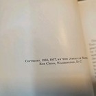 Rare Vintage American Red Cross First Aid   Home Nursing Textbooks 1937    usa