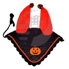 Halloween Horse Fly Bonnet Veil Mask Costume Fancy Wear For Horse Pony cob full